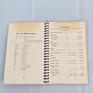 Kitchen | Vintage Pocket Guide For Calorie Counters Spiral Bound Red ...